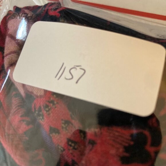 Womens Betsy Johnson Floral Dress Faux Wrap Top Black Red Knit S Viscose Spandex - Picture 10 of 10